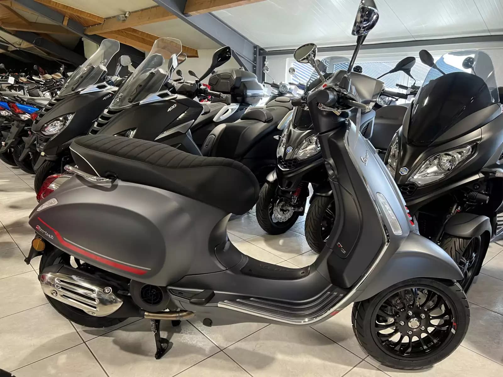 Vespa Sprint S 125 GRIS MATT - Photo 1