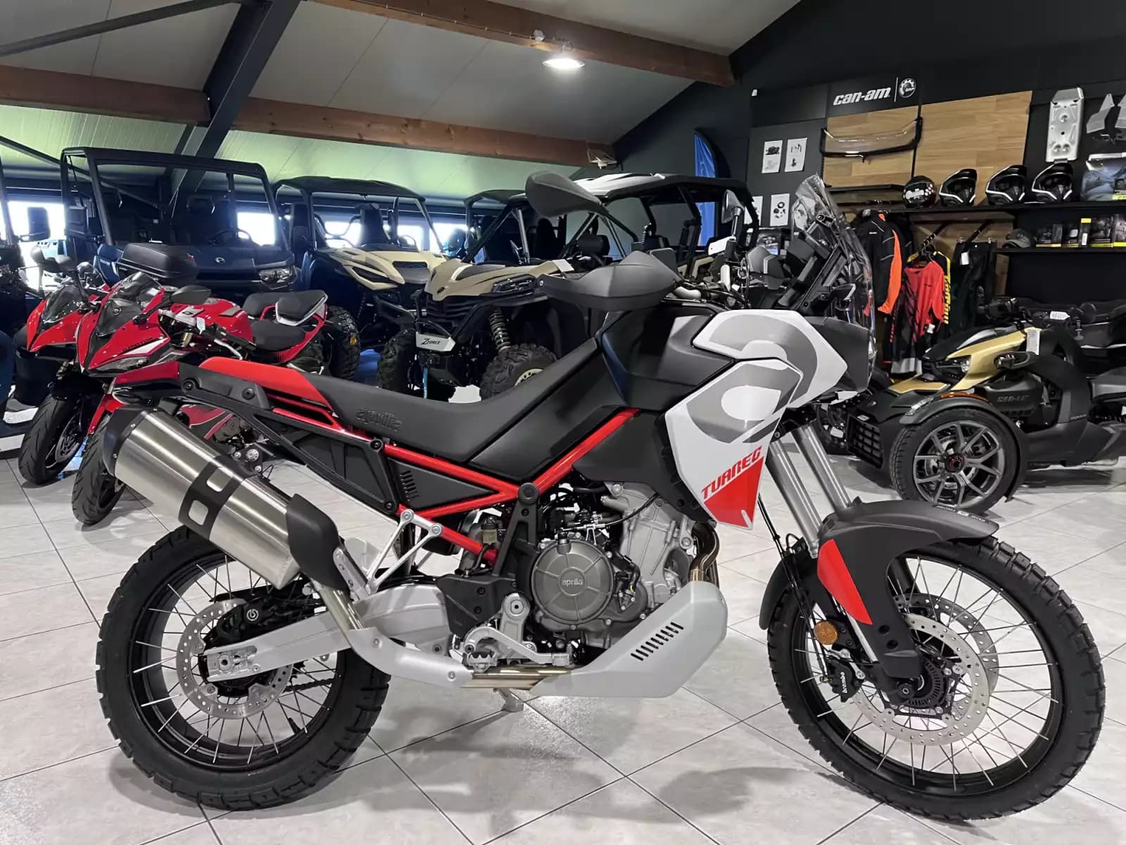 Aprilia Tuareg 660 Hailstrom White disponible aussi en 35 KW - Photo 1