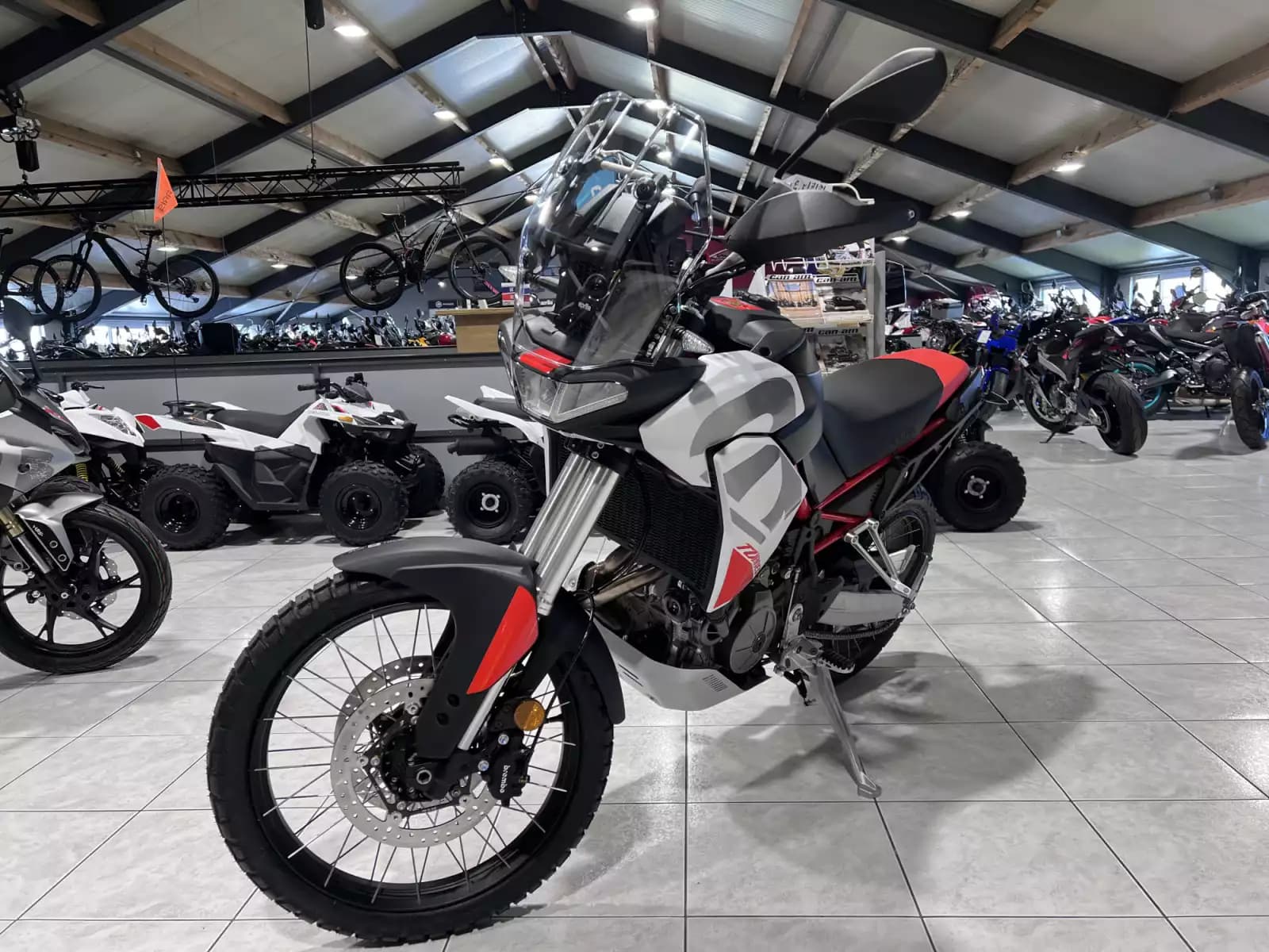 Aprilia Tuareg 660 Hailstrom White disponible aussi en 35 KW - Photo 1