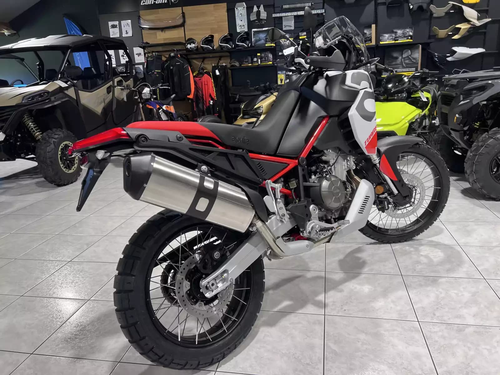 Aprilia Tuareg 660 Hailstrom White disponible aussi en 35 KW - Photo 1
