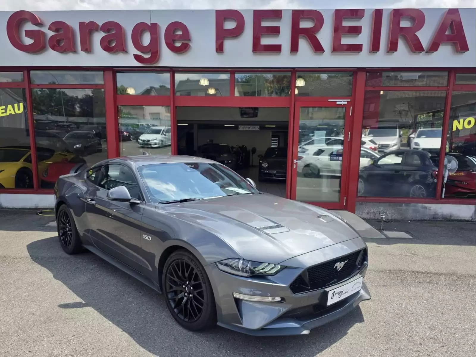 Ford Mustang 5.0 V8 GT EUROPA COC BANG OLUFSEN CUIR NAVI GARANTIE FORD 10/20261 HAND - Photo 1