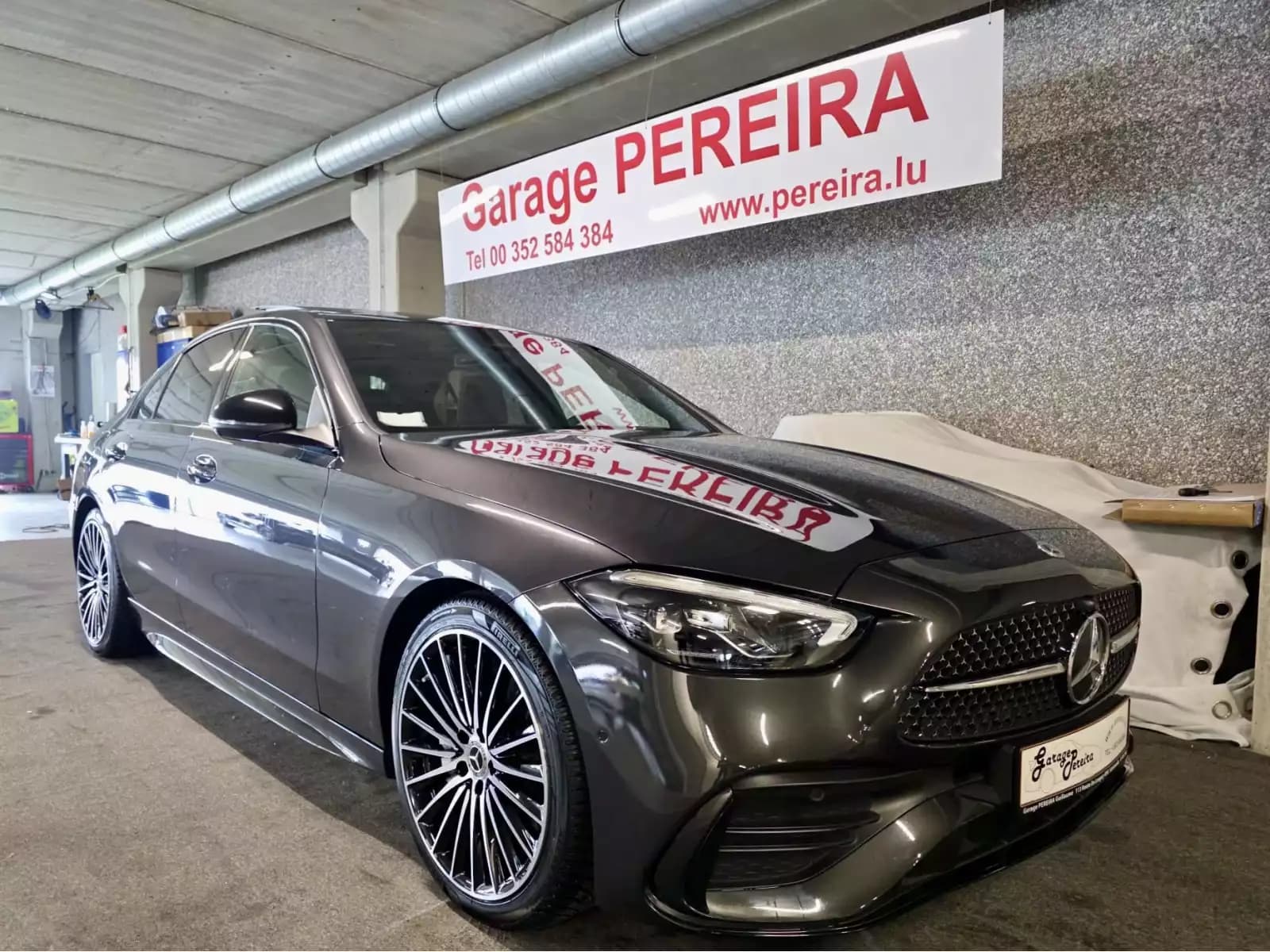 Mercedes-Benz C 180 AMG LINE PANO CUIR NAVI 1 HAND - Photo 1