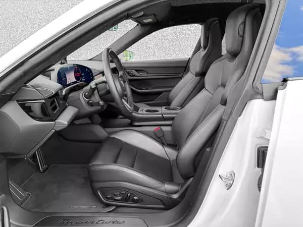 Porsche Taycan PORSCHE TAYCAN TURBO /APPROVED/ PURE WHITE | SPORT CHRONO | TOIT PANO | 21" MISSION E | BOSE | AFFICHAGE PASSAGER | PSCB - Photo 3