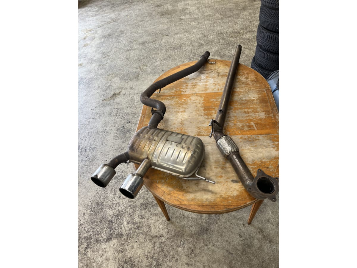 Ligne d’échappement avec silencieux GOLF VI R - Photo 1