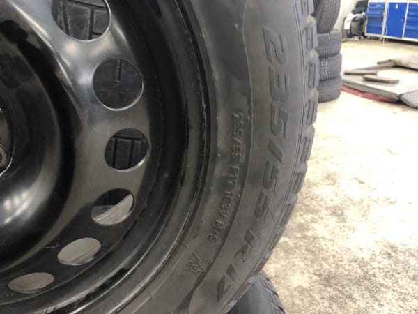 Jantes acier + Pneus hiver 17 235/55 R17 103V - Photo 2