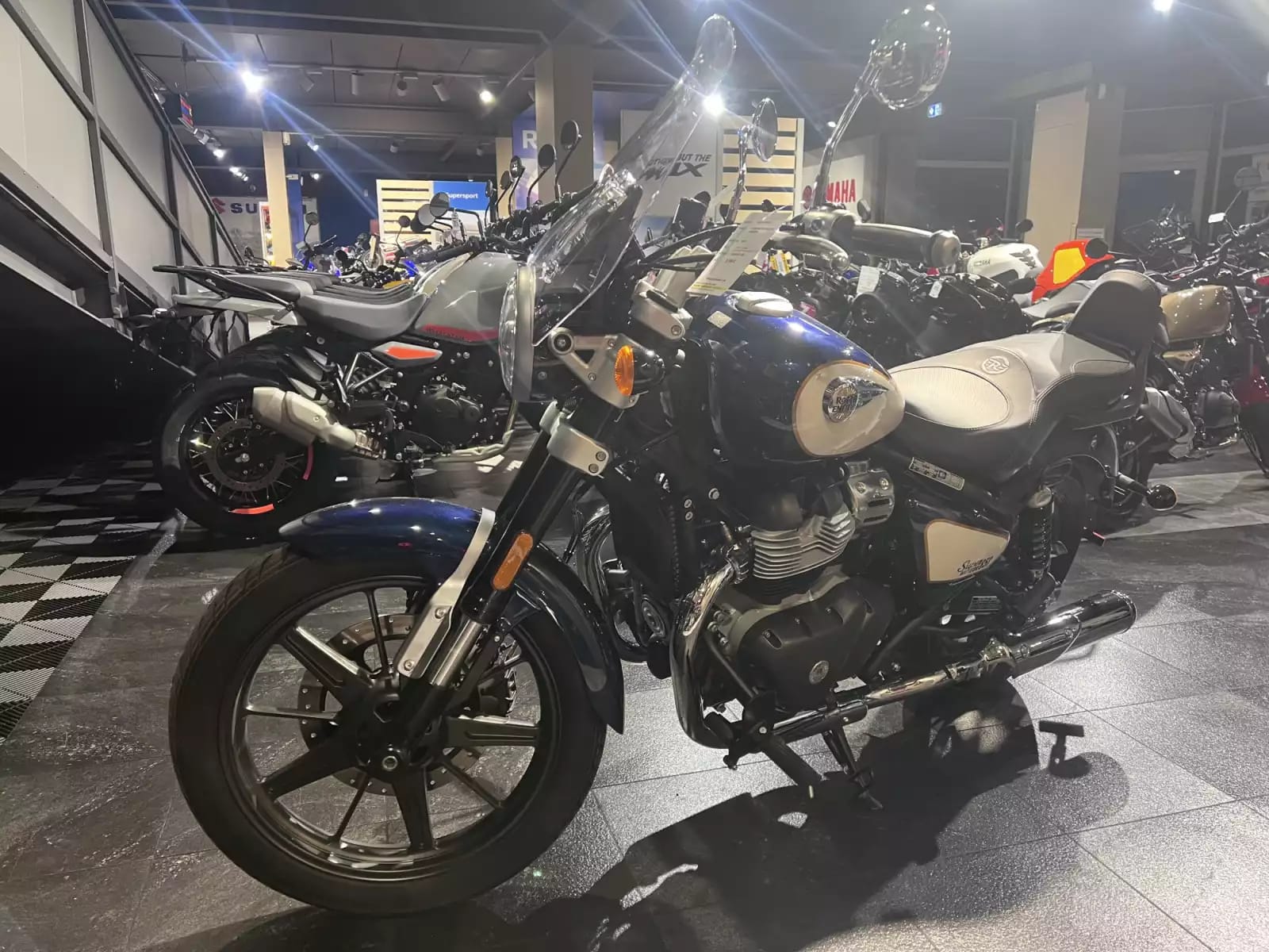 Royal Enfield Super Meteor 650 Bleu  Celestial - Photo 1