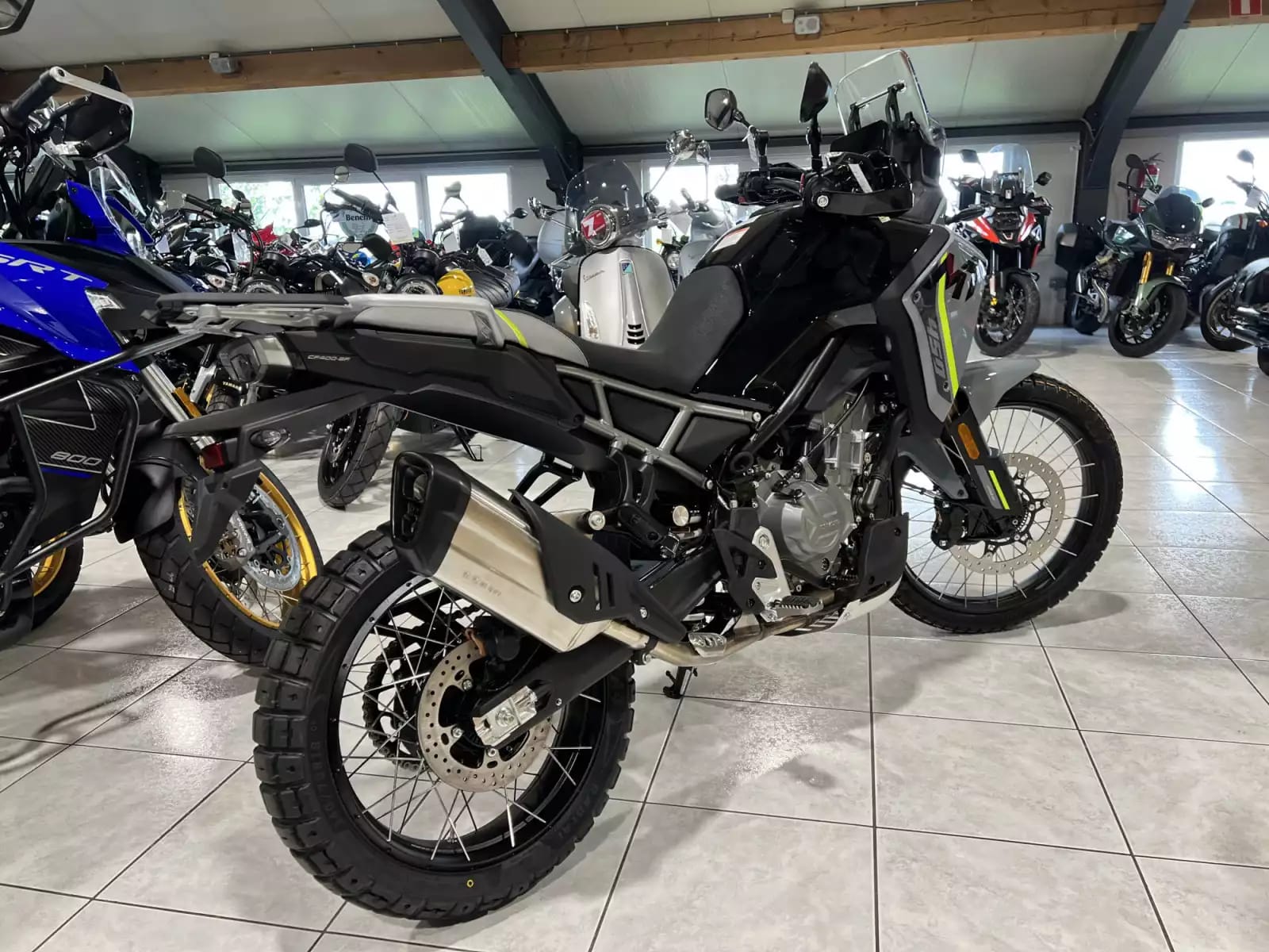 CF Moto 450 MT Pack valises + crash bars + akrapovic. - Photo 1