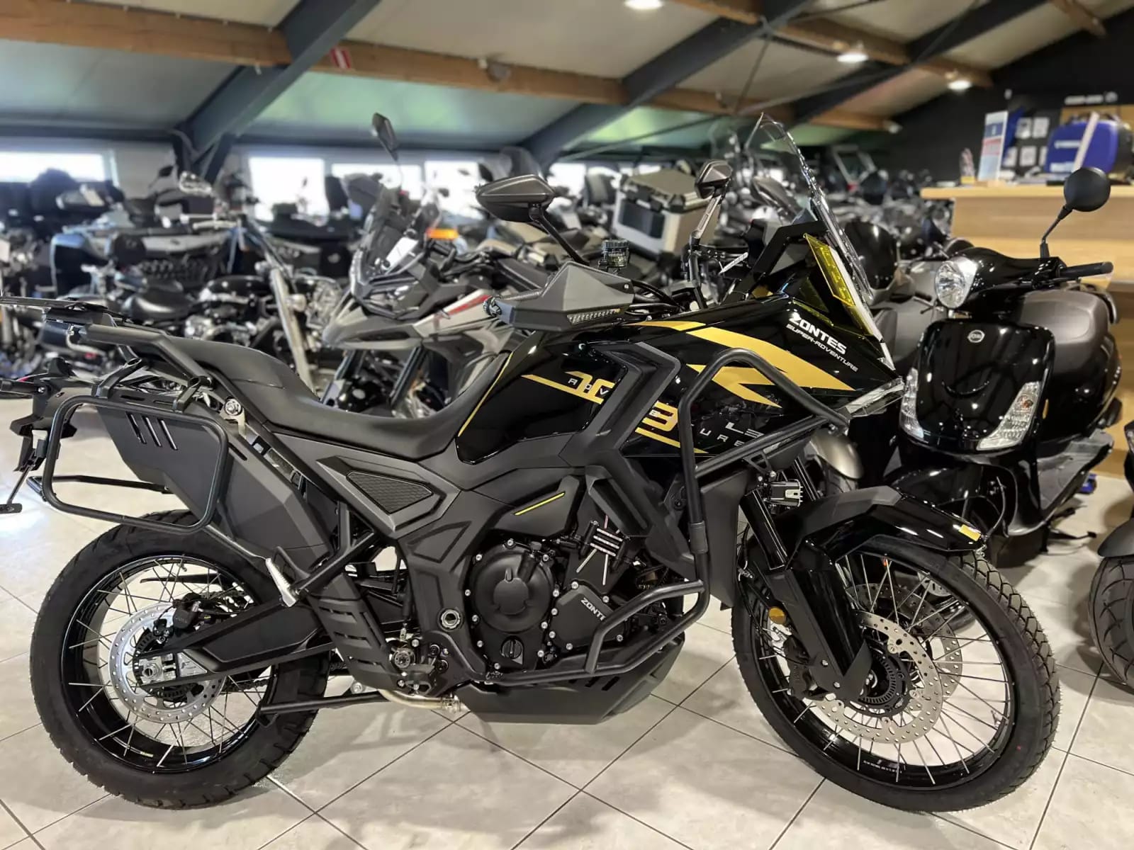 Zontes 703 F BLACK/GOLD 21 - Photo 1