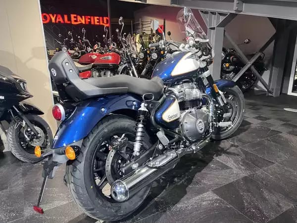 Royal Enfield Super Meteor 650 Bleu  Celestial - Photo 2