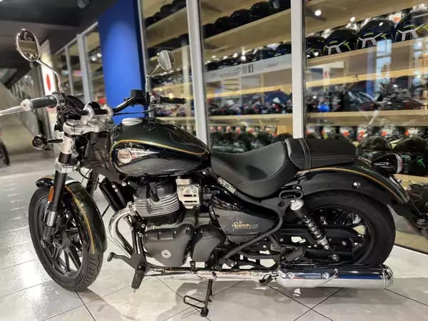 Royal Enfield Super Meteor 650 Vert Interstellaire - Photo 3