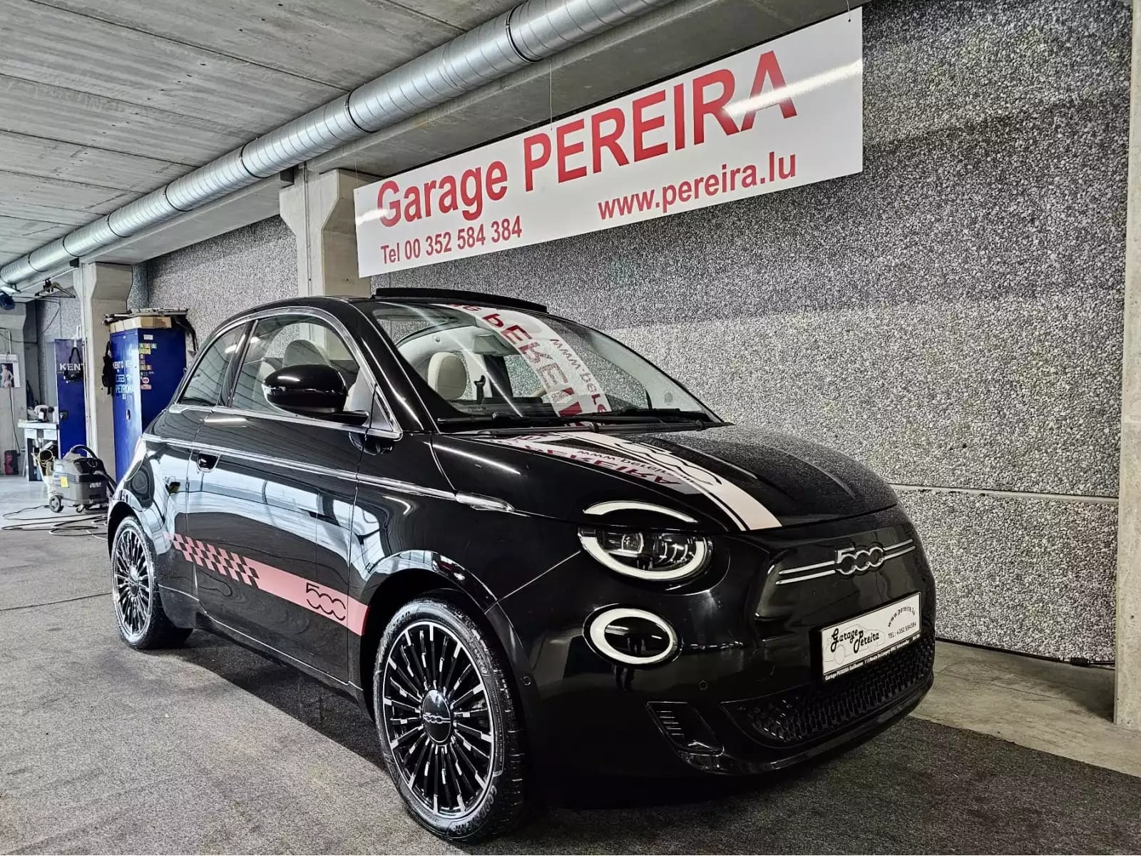 Fiat 500e CABRIO PRIMA LED CUIR NAVI 280km Autonomie - Photo 1