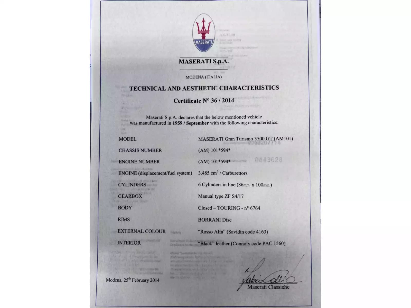 Maserati 3500 GT Touring Superleggera Matching and NEW make offer - Photo 1