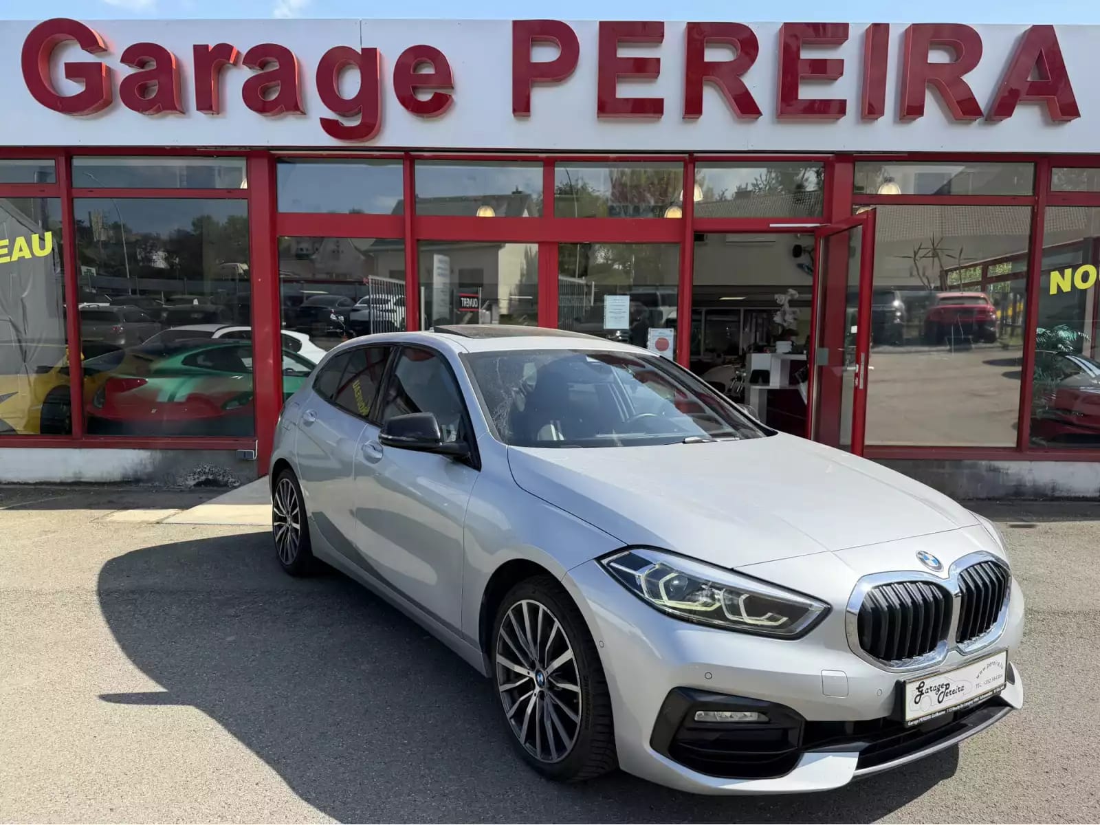 BMW 118 D SPORTLINE AUTO PANO LED CUIR NAVI 1 HAND - Photo 1