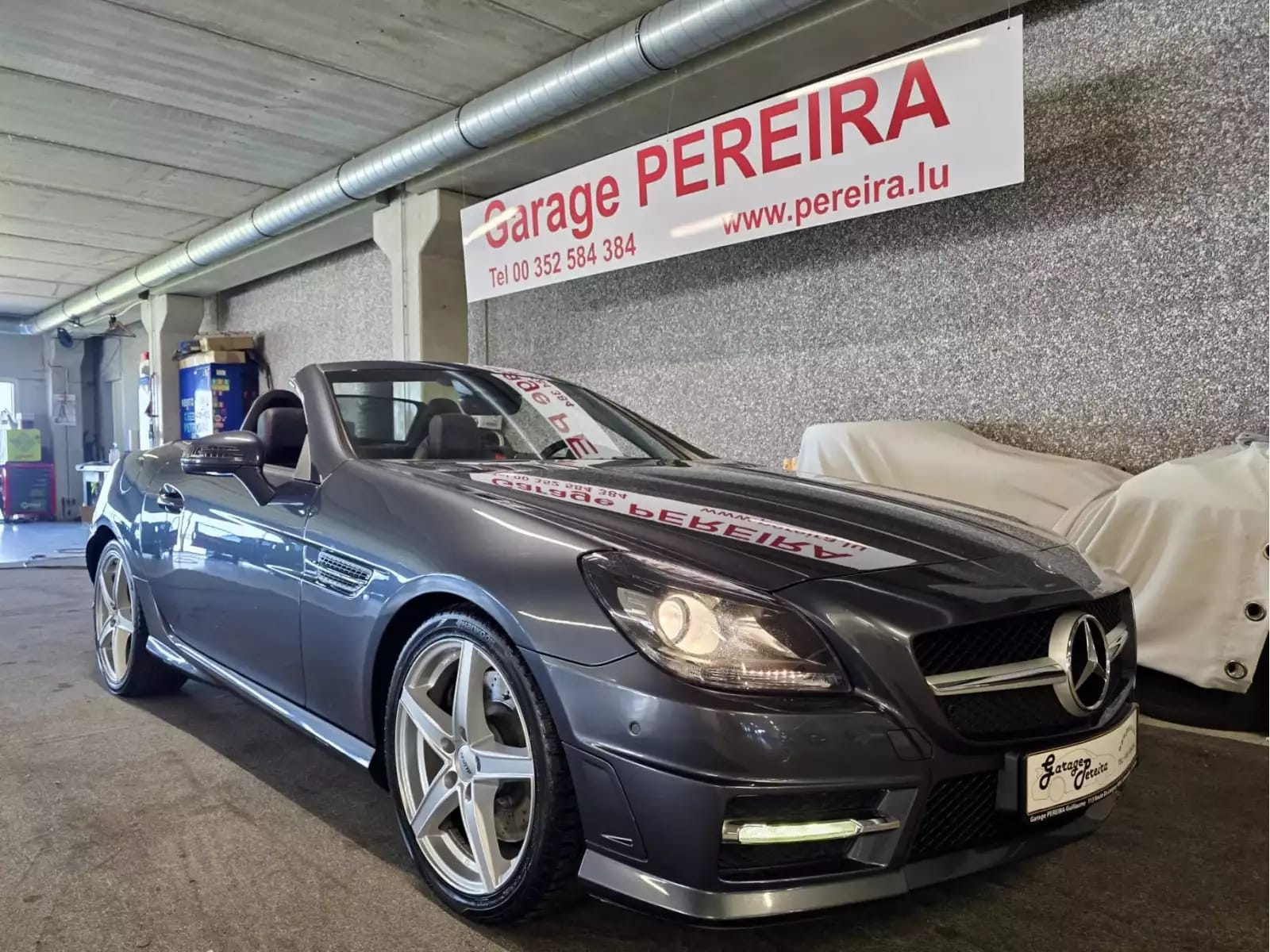 Mercedes-Benz SLK 200 AMG LINE AIRSCARF AUTO CUIR NAVI - Photo 1