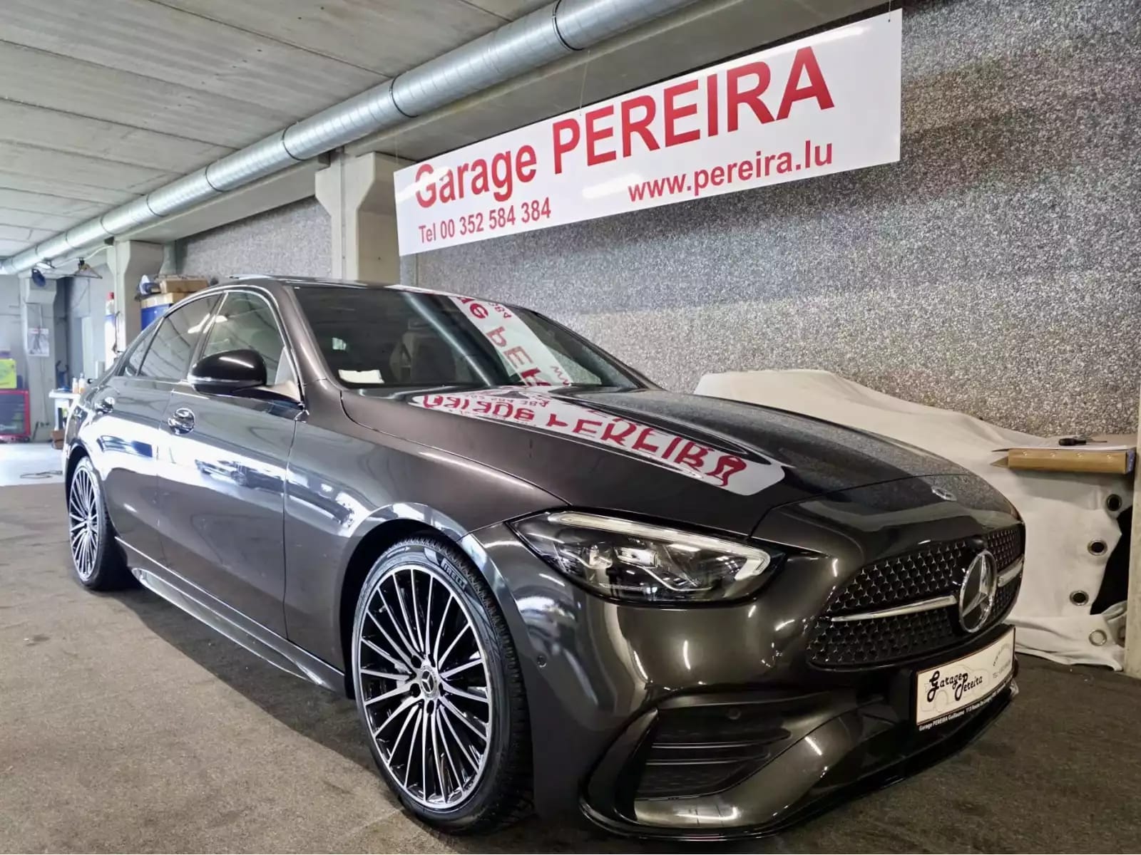 Mercedes-Benz C 180 AMG LINE PANO CUIR NAVI 1 HAND - Photo 1
