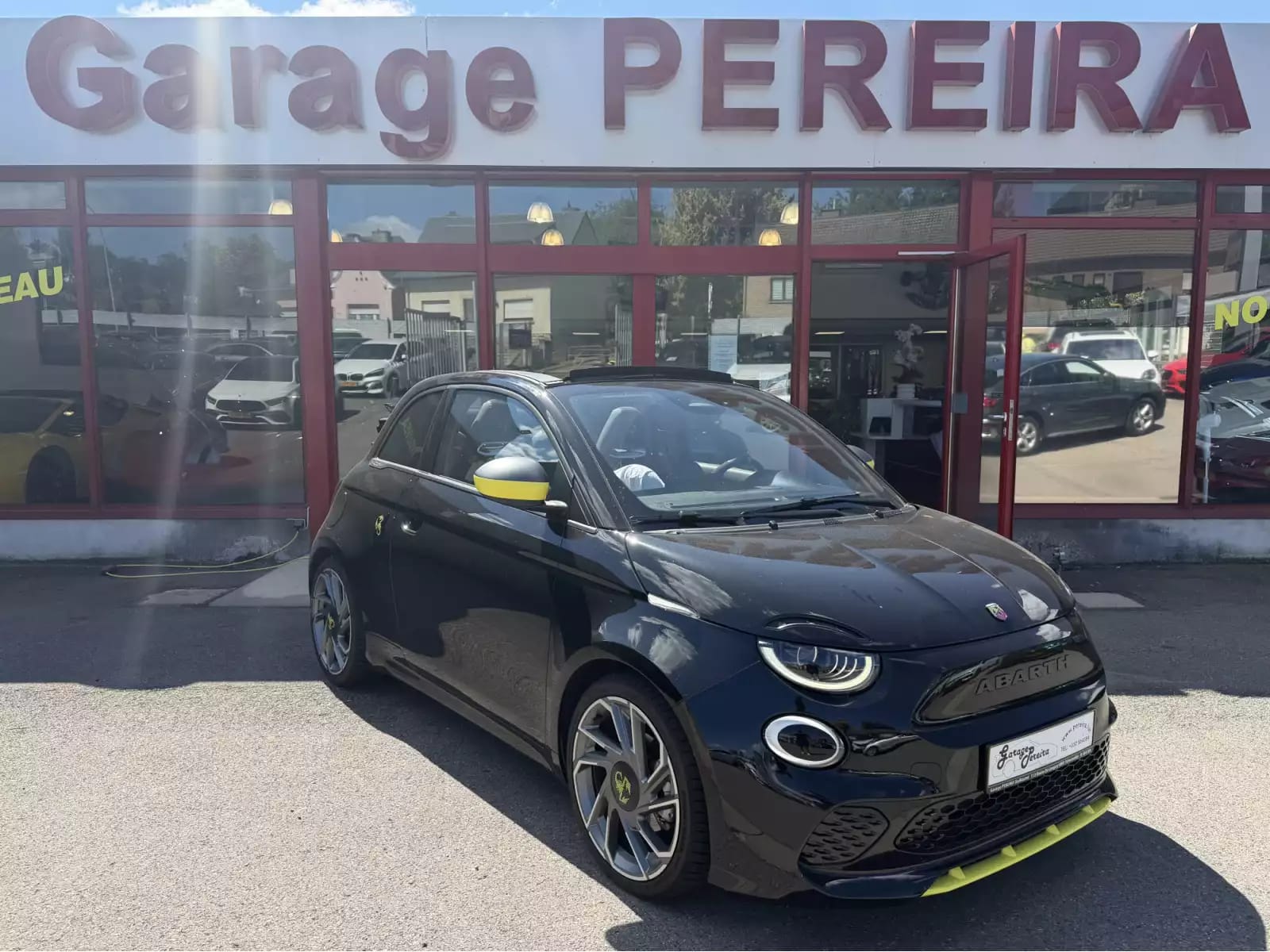 Abarth 500 CABRIO TURISMO LED CUIR NAVI 1 HAND - Photo 1