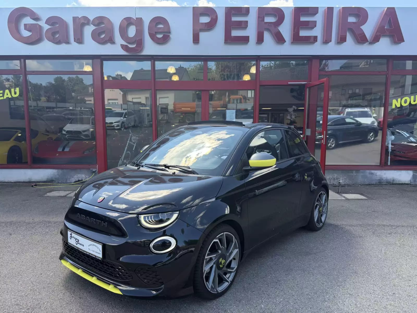 Abarth 500 CABRIO TURISMO LED CUIR NAVI 1 HAND - Photo 1