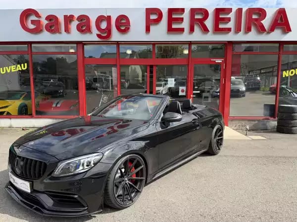 Mercedes-Benz C 63 AMG CABRIO S V8 BITURBO CARBON SPORTSITZE BURMESTER CUIR NAVI - Photo 2