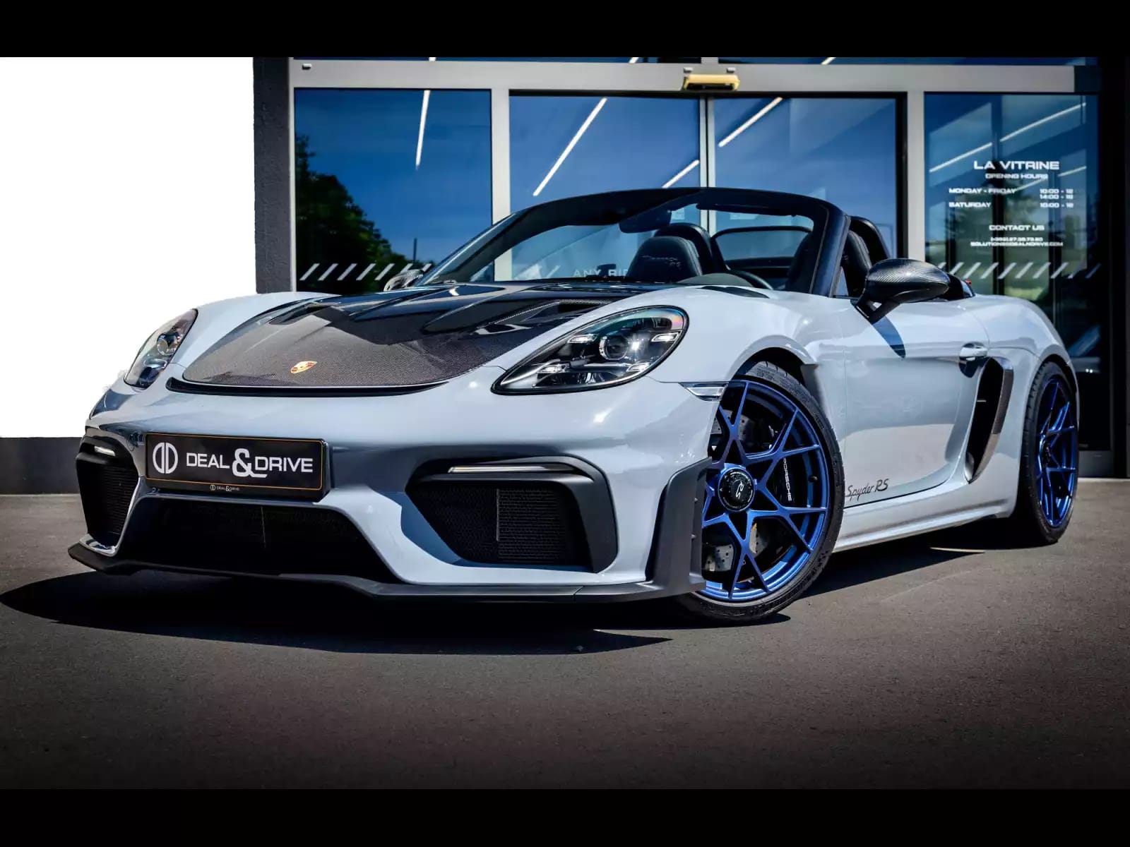 Porsche 718 Boxster SPYDER RS PDK PACK WEISSACH – ARCTIC GREY – FULL PPF - Photo 1