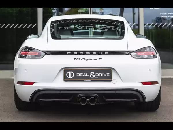 Porsche Cayman 718 T 2.0 MANUAL – CARRARA WHITE METALLIC - Photo 3