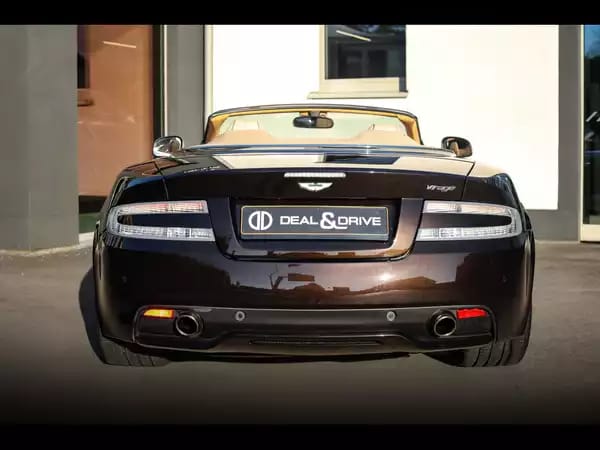 Aston Martin Virage VOLANTE 6.0 V12 TOUCHTRONIC II – MARRON BLACK - Photo 3