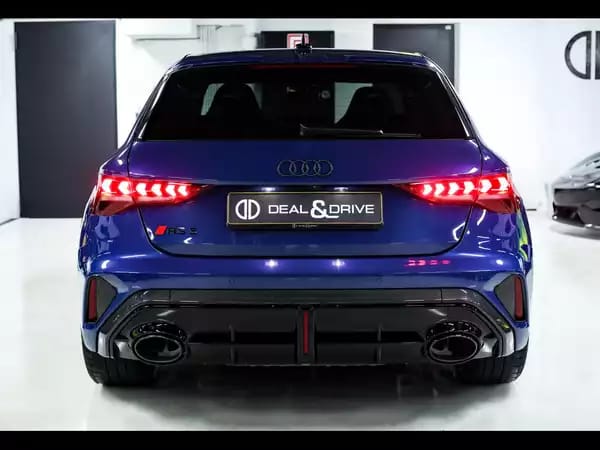 Audi RS3 SPORTBACK 2.5 TFSI QUATTRO S-TRONIC – PACK RS CARBON – ASCARI BLUE – WARRANTY 12/27 - Photo 3