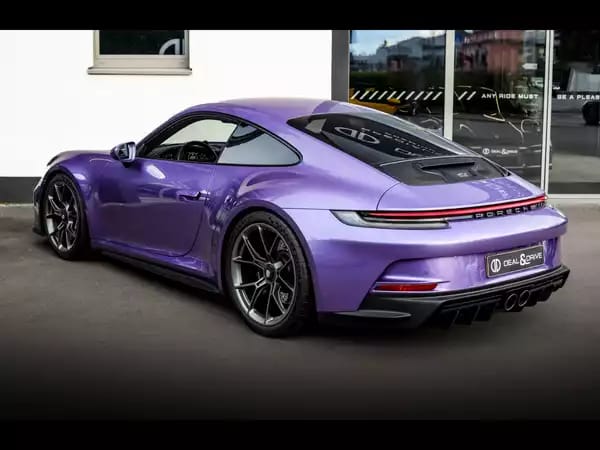 Porsche 992 .1 911 GT3 TOURING PDK – VIOLA PURPLE METALLIC PTS – PORSCHE APPROVED 03/2027 - Photo 2