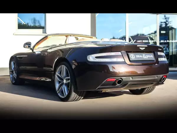 Aston Martin Virage VOLANTE 6.0 V12 TOUCHTRONIC II – MARRON BLACK - Photo 2