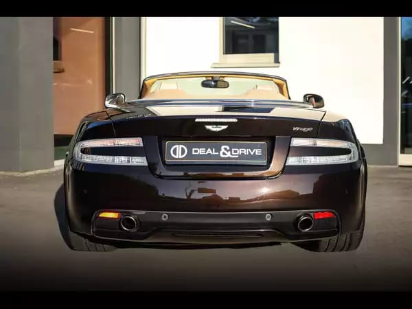 Aston Martin Virage VOLANTE 6.0 V12 TOUCHTRONIC II – MARRON BLACK - Photo 3