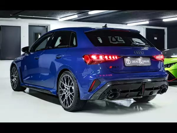 Audi RS3 SPORTBACK 2.5 TFSI QUATTRO S-TRONIC – PACK RS CARBON – ASCARI BLUE – WARRANTY 12/27 - Photo 2