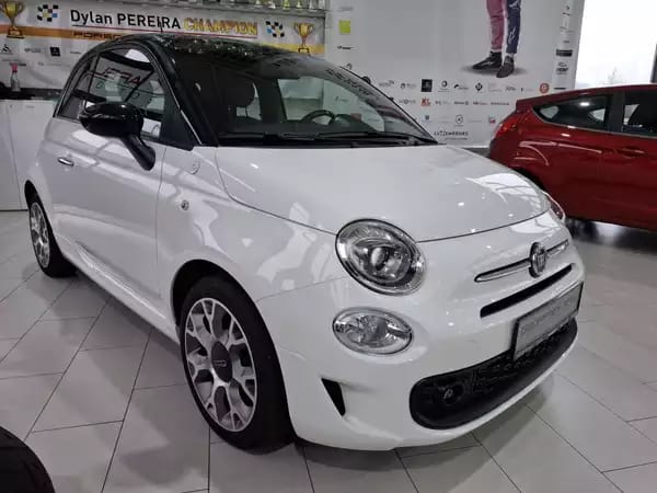 Fiat 500 1.0 hybride, HEY GOOGLE, NAVI, BEATS, BLUETOOTH, ALU 16,CUIR,  GARNTIE - Photo 3