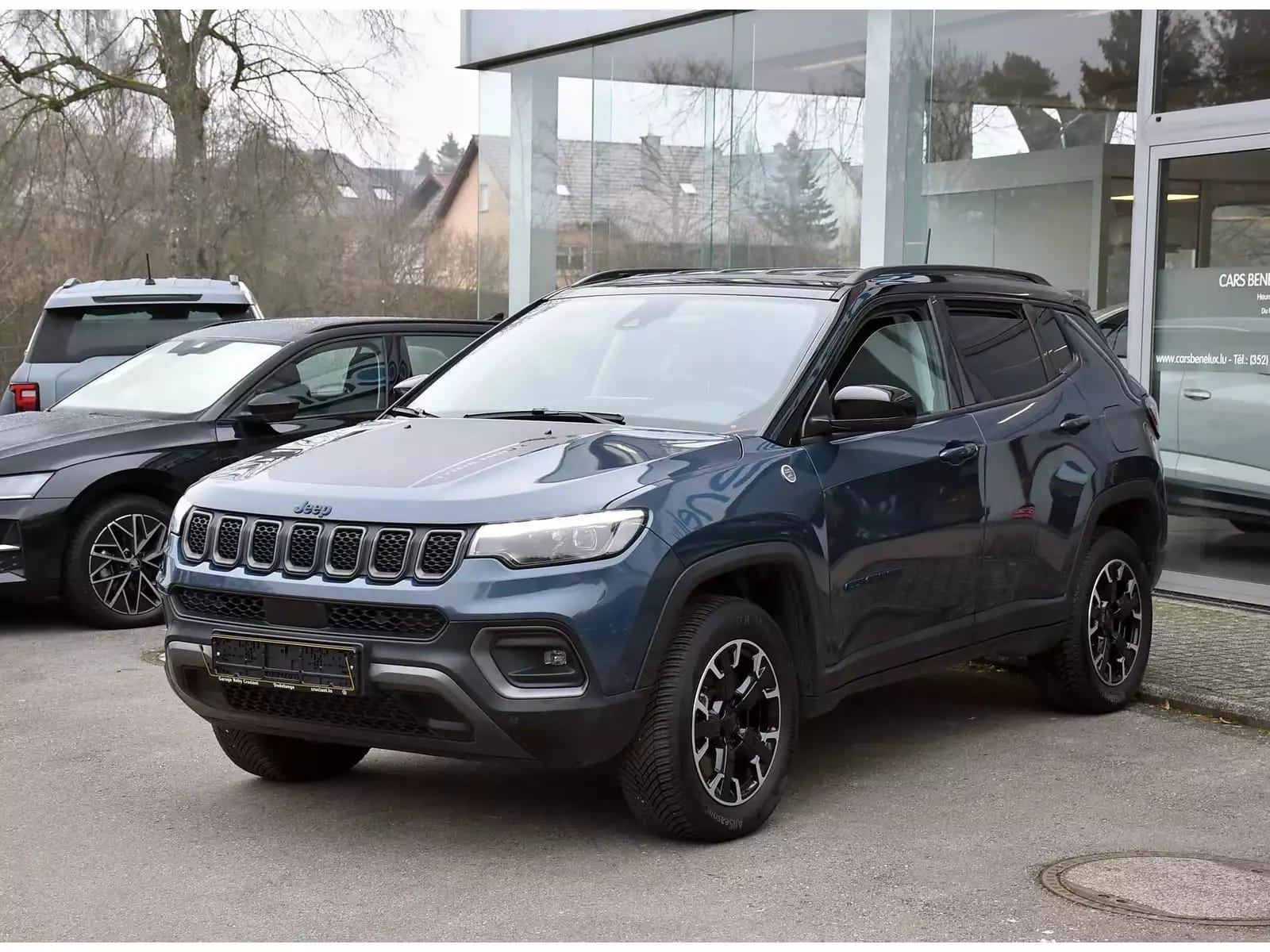 Jeep Compass 1.3 Turbo T4 PHEV eAWD Trailhawk CUIR MEMO LANE CAM 1° MAIN - Photo 1