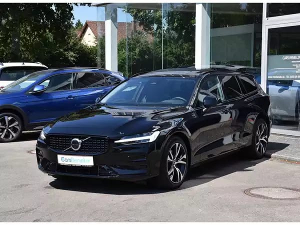 Volvo V60 2.0 B4 Plus Dark Geartronic PANO CUIR MEMO CAM360 HARMAN 1° MAIN - Photo 2
