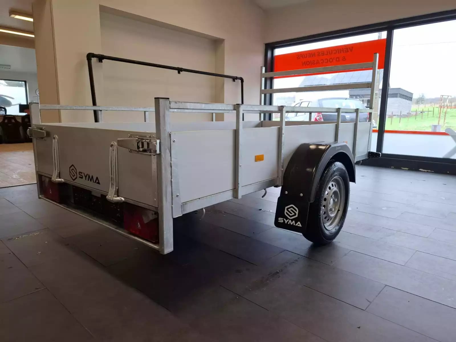 SYMA BEA25.13.75-P Simple essieu Alu - Photo 1