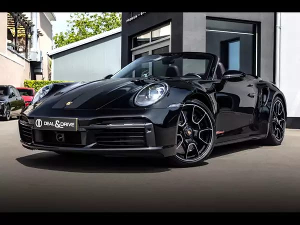 Porsche 911 (992.1) TURBO S CABRIOLET PDK (650 CH) – BLACK - Photo 1