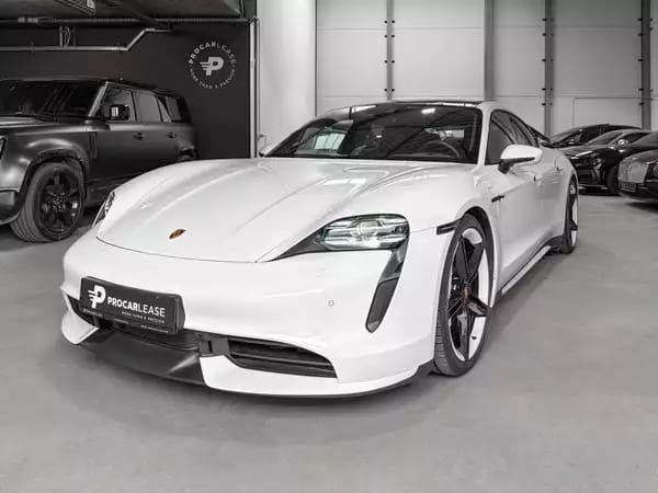 Porsche Taycan PORSCHE TAYCAN TURBO /APPROVED/ PURE WHITE | SPORT CHRONO | TOIT PANO | 21" MISSION E | BOSE | AFFICHAGE PASSAGER | PSCB - Photo 1
