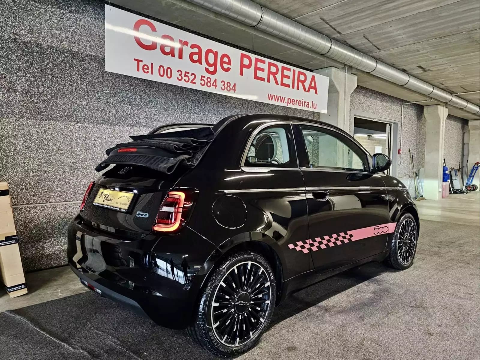 Fiat 500e CABRIO PRIMA LED CUIR NAVI 280km Autonomie - Photo 1