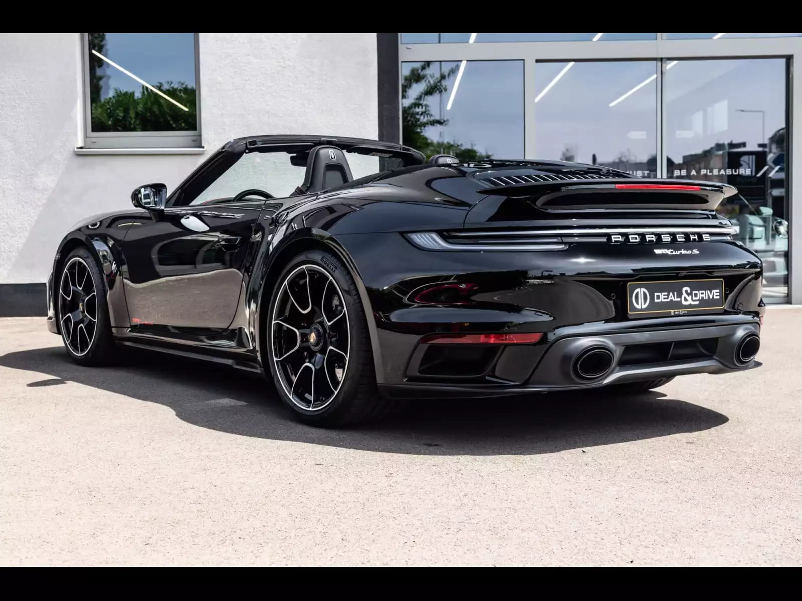 Porsche 992 .1 911 TURBO S CABRIOLET PDK (650 CH) – BLACK - Photo 1