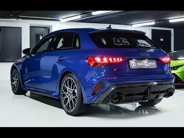 Audi RS3 SPORTBACK 2.5 TFSI QUATTRO S-TRONIC – PACK RS CARBON – ASCARI BLUE – WARRANTY 12/27 - Photo 2