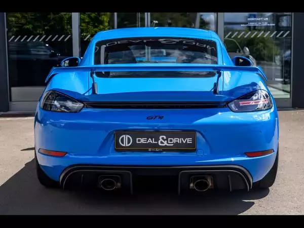 Porsche Cayman 718 GT4 PDK – SHARK BLUE – AKRAPOVIC - Photo 3