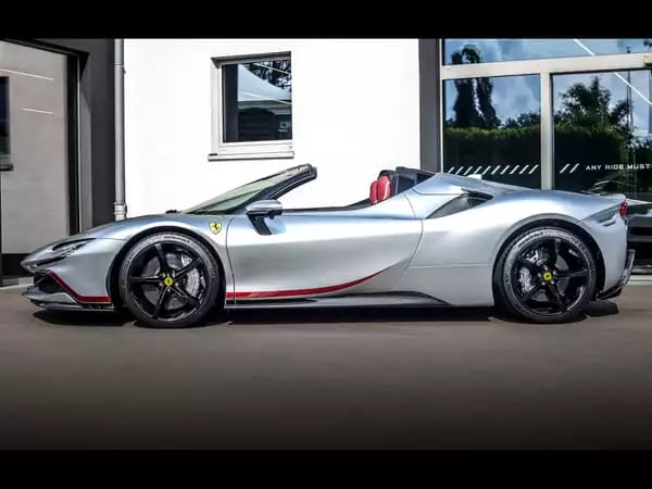 Ferrari SF90 Spider ATELIER (1000 CH) – SANUSILVER X NERO PUROSANGUE – PPF - Photo 2