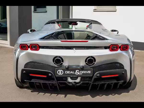 Ferrari SF90 Spider ATELIER (1000 CH) – SANUSILVER X NERO PUROSANGUE – PPF - Photo 3
