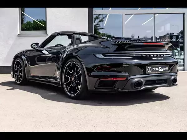 Porsche 911 (992.1) TURBO S CABRIOLET PDK (650 CH) – BLACK - Photo 2