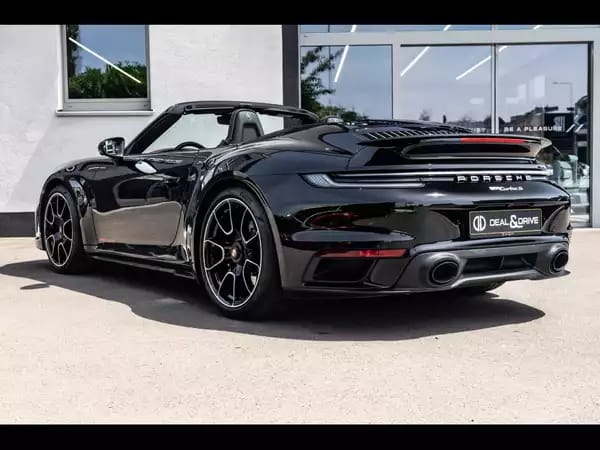 Porsche 992 .1 911 TURBO S CABRIOLET PDK (650 CH) – BLACK - Photo 2