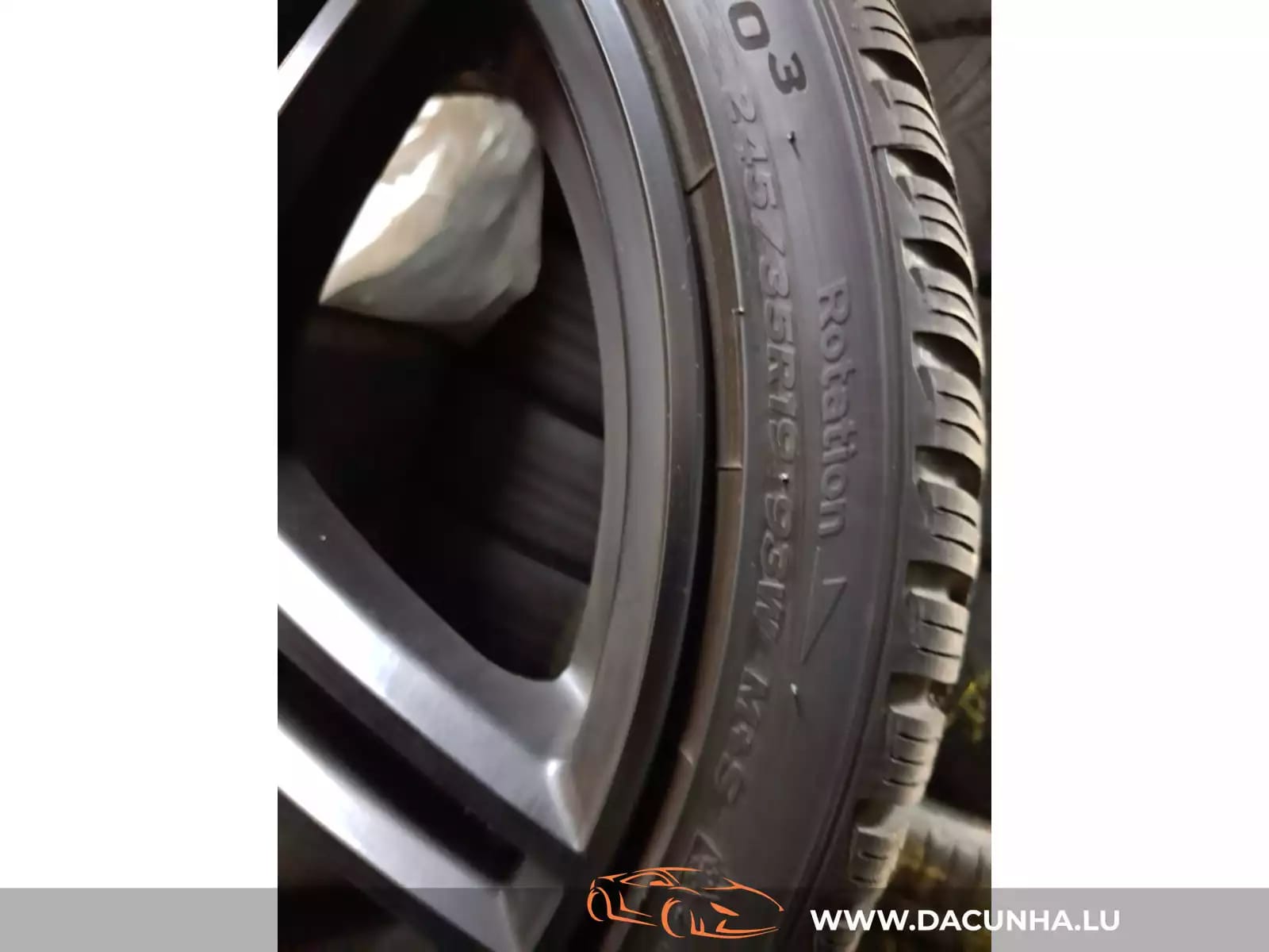 Jantes alu + Pneus hiver 19 245/35 R19 - Photo 1