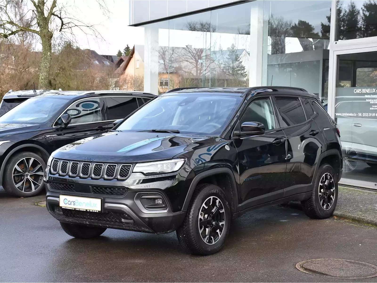 Jeep Compass 1.3 Turbo T4 PHEV eAWD Trailhawk CUIR MEMO LANE CAM 1° MAIN - Photo 1