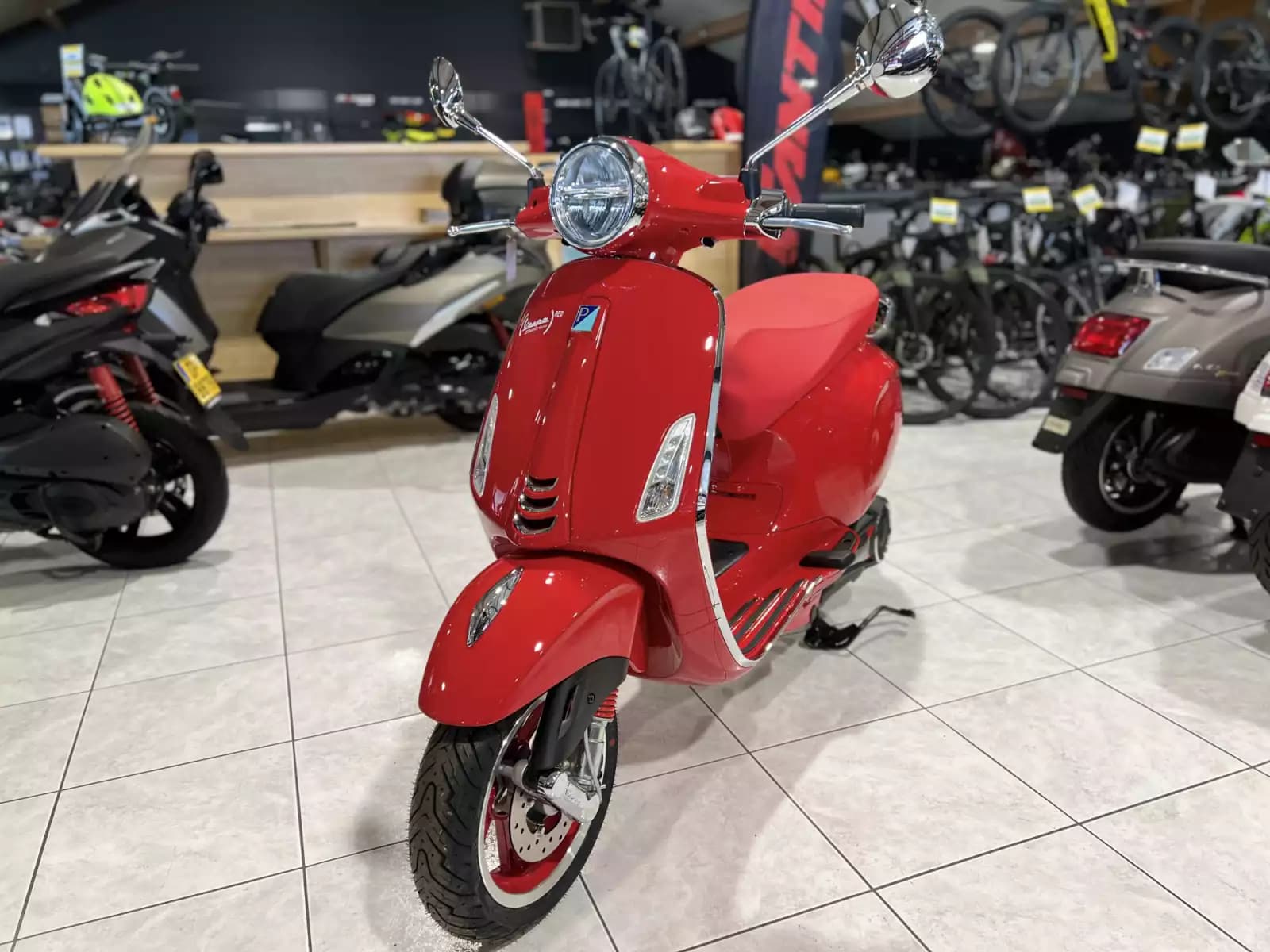 Vespa Elettrica 70 Km/h Red - Photo 1